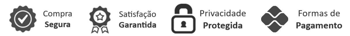 Compra segura, satisfação garantida, privacidade protegida, formas de pagamento